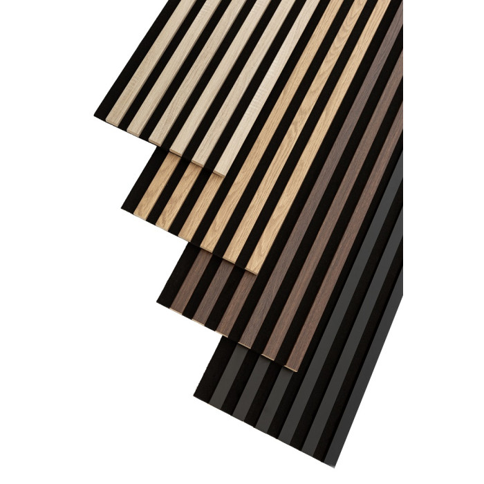 Wooden wall panel 2700 x 300mm (Black-Light oak) Wooden wall panel 2700 x 300mm (Black-Light oak)